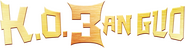 Logo of K.O.3an Guo image size 1277x334
