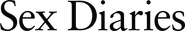 Logo of Sex Diaries image size 1714x283