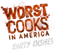 Logo of Worst Cooks in America: Dirty Dishes image size 1419x1260