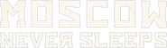 Logo of Moscow Never Sleeps image size 685x199