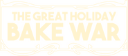 Logo of The Great Holiday Bake War image size 1784x789
