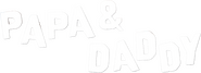 Logo of Papa & Daddy image size 1058x381