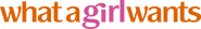 Logo of What a Girl Wants image size 2000x293