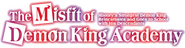 Logo of The Misfit of Demon King Academy image size 800x209
