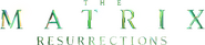 Logo of The Matrix Resurrections image size 779x173