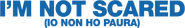 Logo of I'm Not Scared image size 524x78