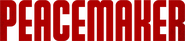 Logo of Peacemaker image size 850x190