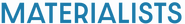 Logo of Materialists image size 1243x158