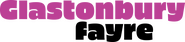 Logo of Glastonbury Fayre image size 3840x879