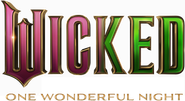 Logo of Wicked: One Wonderful Night image size 1196x653