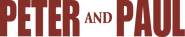 Logo of Peter and Paul image size 800x158
