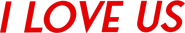 Logo of I Love Us image size 947x168