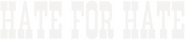 Logo of Hate for Hate image size 789x169