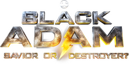 Logo of Black Adam: Saviour or Destroyer? image size 2623x1300