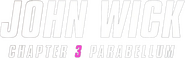 Logo of John Wick: Chapter 3 - Parabellum image size 724x226