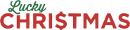 Logo of Lucky Christmas image size 597x138