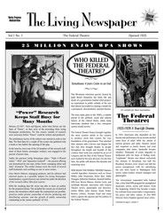 Poster of Who Killed the Federal Theatre? image size 1728x2304