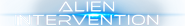 Logo of Alien Intervention image size 506x70
