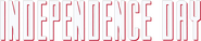 Logo of Independence Day image size 784x160