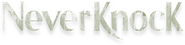 Logo of Neverknock image size 4251x1044
