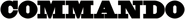 Logo of Commando image size 784x79