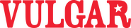 Logo of Vulgar image size 7800x1670