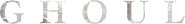 Logo of GHOUL image size 1276x163
