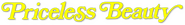 Logo of Priceless Beauty image size 796x108