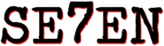 Logo of Se7en image size 790x223
