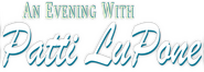Logo of An Evening with Patti LuPone image size 800x285