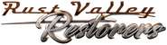 Logo of Rust Valley Restorers image size 4319x1163