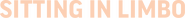 Logo of Sitting in Limbo image size 1386x136
