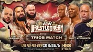 Backdrop of AEW WrestleDream 2025 image size 1284x722