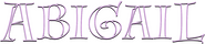 Logo of Abigail image size 1276x273