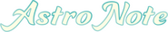 Logo of Astro Note image size 3000x589