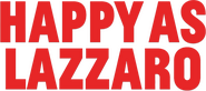 Logo of Happy as Lazzaro image size 658x292