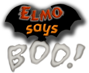 Logo of Sesame Street: Elmo Says BOO! image size 579x473