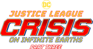 Logo of Justice League: Crisis on Infinite Earths Part Three image size 2457x1299