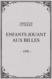poster Enfants jouant aux billes