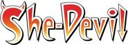 Logo of She-Devil image size 1850x649