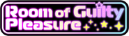 Logo of Room of Guilty Pleasure image size 773x216