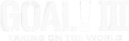 Logo of Goal III: Taking on the World image size 575x187