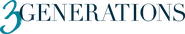 Logo of 3 Generations image size 1822x337