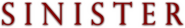 Logo of Sinister image size 798x122