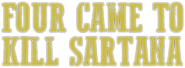 Logo of Four Came to Kill Sartana image size 867x317