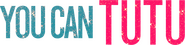 Logo of You Can Tutu image size 1077x261