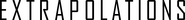 Logo of Extrapolations image size 5817x623