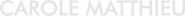 Logo of Carole Matthieu image size 1723x152