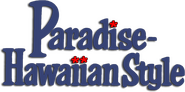 Logo of Paradise, Hawaiian Style image size 600x298