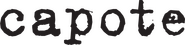 Logo of Capote image size 1556x377